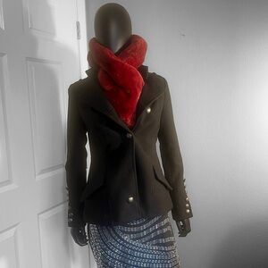 Jack Black Wool Pea Coat – Classic Tailored Style (Size Small)